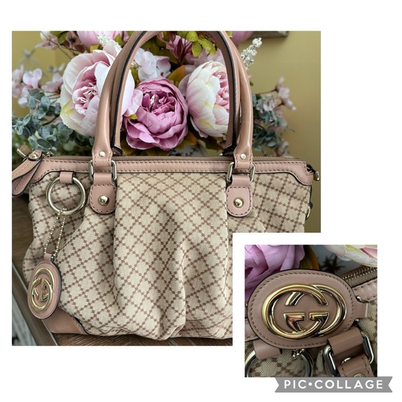 🩷💯 Authentic Gorgeous GUCCI Suki Diamante Handbag🩷 - Picture 3 of 16
